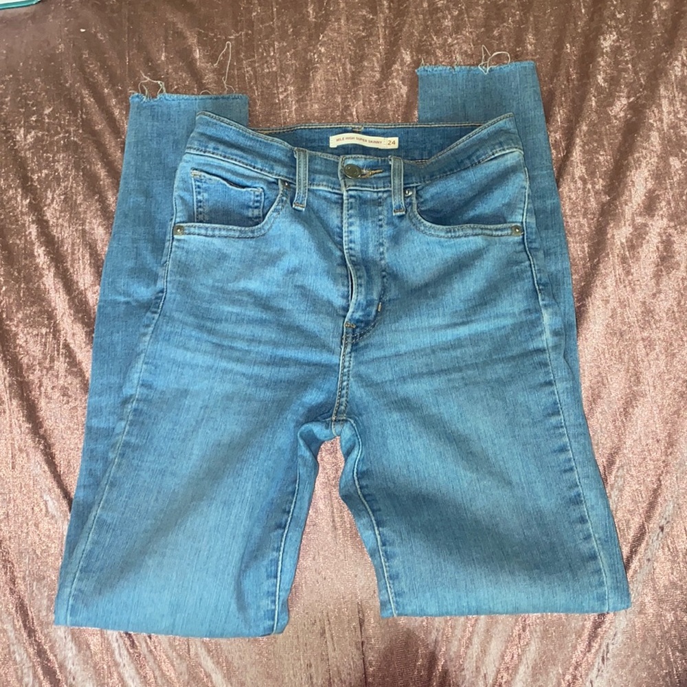 Levi’s mile high super skinny